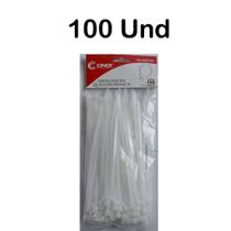 Abraçadeira de plastico 20cm com 100 unidades