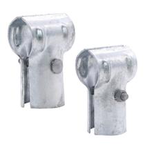 Abraçadeira em T KINNAN 1-5/8" para Trilho Final de Cerca de Tela, Aço Galvanizado, Inclui Parafusos e Porcas (2 Unidades) Abraçadeira em T KINNAN 1-5/8" para Trilho Final de Cerca de Tela, Aço Galvanizado, Inclui Parafusos e Porcas (2 Unidades)