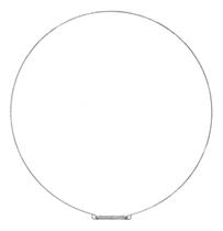 Abraçadeira Frontal Fixação Guarnição Das Lava E Seca 12938100000049 Midea Original Abraçadeira Frontal Fixação Guarnição Das Lava E Seca 12938100000049 Midea Original