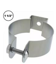 Abraçadeira Galvanizada Tipo D 1.1/2 com Parafuso Abraçadeira Galvanizada Tipo D 1.1/2 com Parafuso