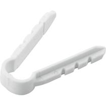 Abraçadeira Grampo, 6 Mm, Branca, Com 8 Peças, Vonder Ostenvonder