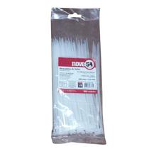 Abraçadeira Nylon 200x3,6mm Branca Pacote C/100 Peças Nove54