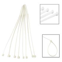 Abraçadeira Nylon 2,5X200mm C/100 Pcs Fios Cabos