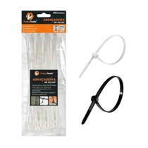 Abraçadeira Nylon 3X150Mm 100 Uni Proteção Uv Branco