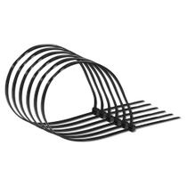 Abraçadeira Nylon 400X4,8 Preto 100 Unidades Forceline