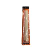 Abraçadeira Nylon 760x9mm Foxlux Branca para Cabos Grossos, Mangueiras e Eletrodutos Kit 25 unidades