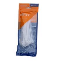 Abraçadeira Nylon Allflex 140x2,5mm Branca Pacote 100 Un