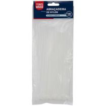 Abraçadeira NYLON Branca 2,5X100MM Pacote com 100