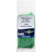 Abracadeira Nylon Brasfort Verde 3,6X150 50 Pecas 7302 Abracadeira Nylon Brasfort Verde 3,6X150 50 Pecas 7302