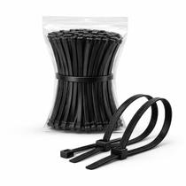 Abraçadeira Nylon Kit 100 Un Preta