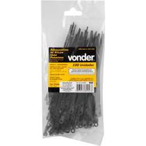 Abraçadeira Nylon Parafusos 150 x 3,6 Preta 100 Peças Vonder Abraçadeira Nylon Parafusos 150 x 3,6 Preta 100 Peças Vonder