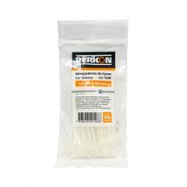 Abracadeira Nylon Perkon Branca 25X100 100 Pecas 1248