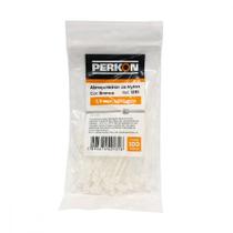 Abracadeira Nylon Perkon Branca 3,5X100 100 Pecas 1251
