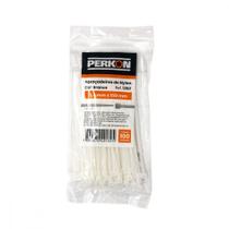 Abracadeira Nylon Perkon Branca 3,5X150 100 Pecas 1252