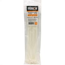 Abracadeira Nylon Perkon Branca 4,8X350 100 Pecas 1261