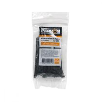 Abracadeira Nylon Perkon Preta 25X100 100 Pecas 1279