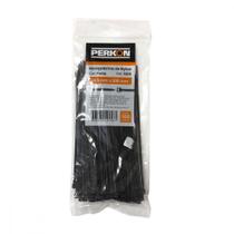 Abracadeira Nylon Perkon Preta 3,5X200 100 Pecas 1284