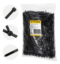 Abracadeira Nylon Plástica 4.8 X 300mm Preta 1000un Vollekz Preto Abracadeira Nylon Plástica 4.8 X 300mm Preta 1000un Vollekz Preto