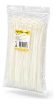 Abracadeira Nylon Plástica 7.6 X 300 Mm Branca 100un Vollekz
