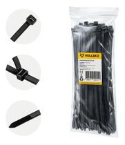 Abracadeira Nylon Plástica 7,6 X 400 Mm Preta 100 Un Vollekz Abracadeira Nylon Plástica 7,6 X 400 Mm Preta 100 Un Vollekz