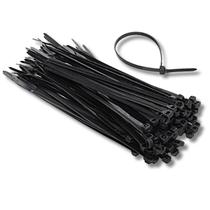 Abraçadeira Nylon Plastica Preta 2,5 x 10 cm Pequena 100 un