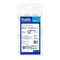 Abraçadeira Nylon Pratik 370x7,0mm Branco - Embalagem com 50 Unidades