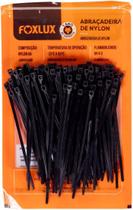 Abraçadeira Nylon Preta 100x2,5mm Foxlux Pacote 100 Unidades Abraçadeira Nylon Preta 100x2,5mm Foxlux Pacote 100 Unidades