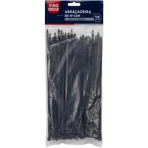 Abraçadeira NYLON Preta 4,8X200MM Pacote com 100