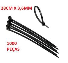 Abraçadeira Nylon Preta Fertak 1000 Peças Abraçadeira Nylon Preta Fertak 1000 Peças
