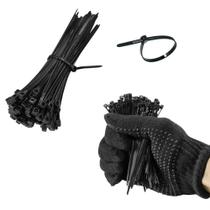 Abraçadeira Nylon proteção UV 2.5x150mm 100 Unidades Preta Abraçadeira Nylon proteção UV 2.5x150mm 100 Unidades Preta