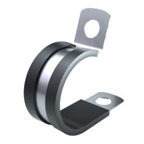 Abraçadeira para Cabos ALLWIN 1/2" Aço Inoxidável com Borracha, 26 Peças