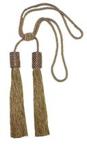 Abraçadeira para Cortina Infinity Cilindro Duplo Franjas Fendi Bella Arte Abraçadeira para Cortina Infinity Cilindro Duplo Franjas Fendi Bella Arte