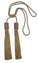 Abraçadeira para Cortina Infinity Cilindro Duplo Franjas Fendi Bella Arte Abraçadeira para Cortina Infinity Cilindro Duplo Franjas Fendi Bella Arte