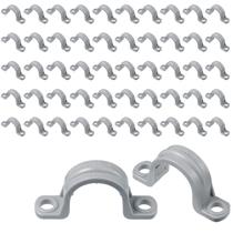 Abraçadeira para eletroduto PVC Demissle 1/2 polegada cinza, 50 peças