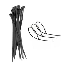 Abraçadeira Plastica Presilha Nylon Preta 200mm X 4,8mm - 50 Pçs Frontec