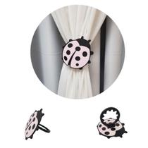 Abraçadeira/Prendedor de Cortina - Joaninha - Kit com 2 unidades Abraçadeira/Prendedor de Cortina - Joaninha - Kit com 2 unidades