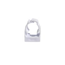Abraçadeira pvc 3/4" branca - maxxbox