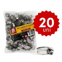 Abraçadeira Rosca Sem Fim 19-25mm Forte Resistente Para Tubo Conexão Mangueira Gaz