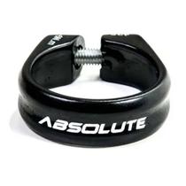 Abraçadeira Selim Absolute Parafuso 31.8mm Aluminio Preto.