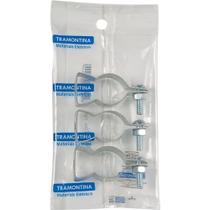 Abraçadeira Tipo D 3/4" - Embalagem Com 3 Unidades Tramontina Abraçadeira Tipo D 3/4" - Embalagem Com 3 Unidades Tramontina