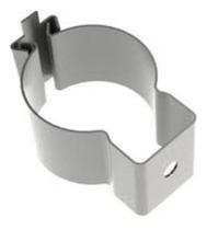 Abraçadeira Tipo D C/ Cunha 4 Polegadas Zincadas 25 Pcs