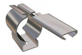 Abraçadeira tipo D com Cunha de 2.1/2" - 50 Peças