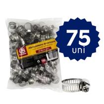 Abraçadeira Tipo Rosca Sem Fim Americana 19-25mm 3/4 Para Mangueiras Tubos Conexões Gáz