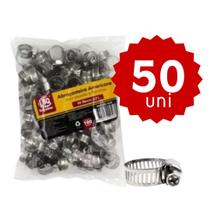 Abraçadeira Tipo Rosca Sem Fim Americana 19-25mm 3/4 Para Mangueiras Tubos Conexões Gáz