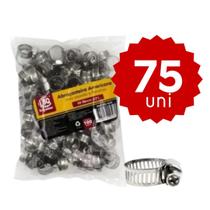 Abraçadeira Tipo Rosca Sem Fim Americana 19-25mm 3/4 Para Mangueiras Tubos Conexões Gáz