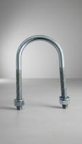 Abraçadeira U Aço 4" x 1/4" - 02 Unidades