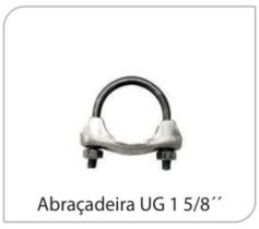 Abraçadeira ug 1.5/8 para escapamento de carro.