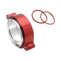 Abraçadeira V-band De Alumínio Anodizado HD Com Kit De Flange Para Montagem De Sistema De Escape De