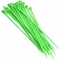 Abraçadeira Verde de 3,6 x 300 mm com 50 unidades - 7306 - BRASFORT