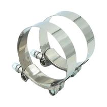 Abraçadeiras De Mangueira De Silicone Em Aço Inoxidável 304 Com Parafuso T (2 Peças) Para Tubo De